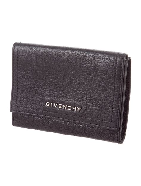 givenchy logo plaque wallet|givenchy wallets women's.